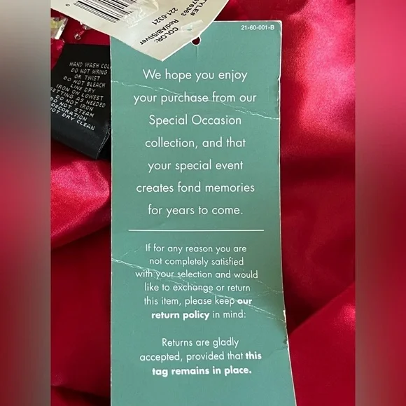 B Smart Red Strapless Babydoll Mini Dress Size 7 NWT Prom Homecoming Sparkle - Picture 10 of 12